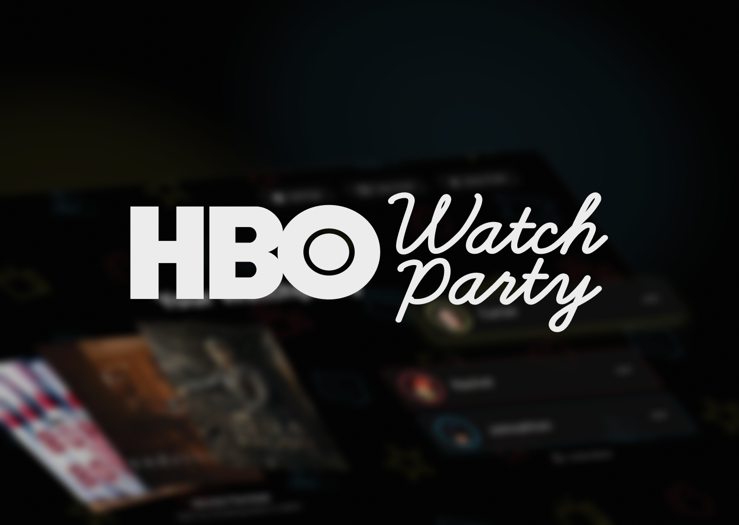 Watch Party concept logo